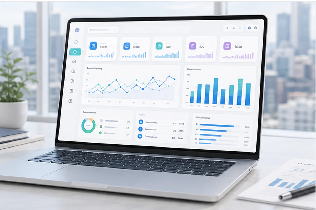 ตัวอย่าง Dashboard ธุรกิจ